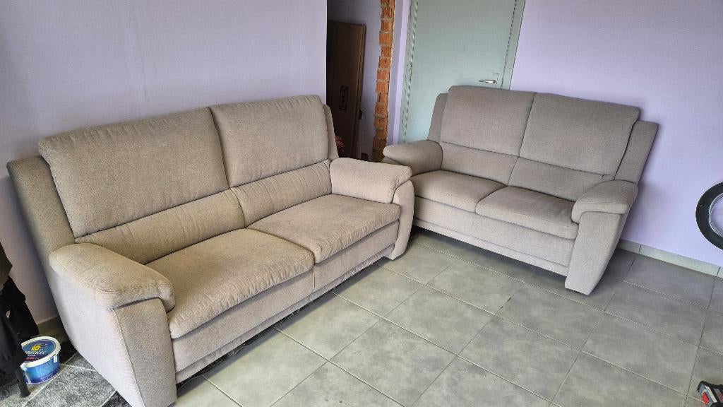 Zetel salon canape, Ophalen, Overige maten, Zo goed als nieuw, Rechte bank