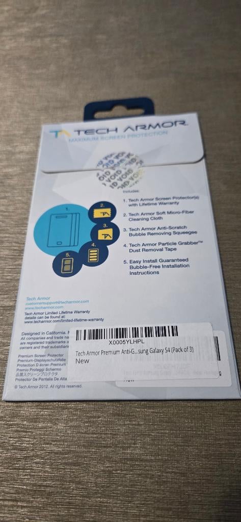 Screenprotector Samsung Galaxy S4, Ophalen of Verzenden, Nieuw, Galaxy S4, Frontje of Cover