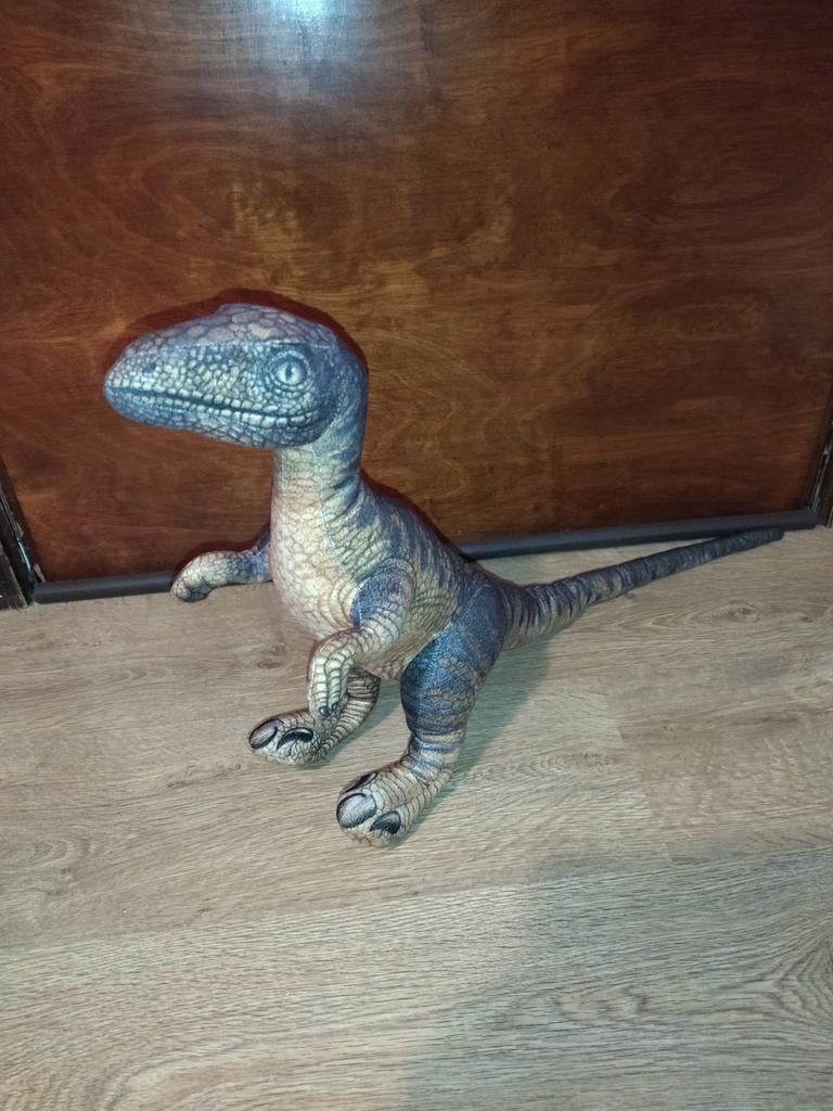 Jurassic Park Plush Velociraptor Dakin 1992, Verzamelen, Ophalen of Verzenden, Gebruikt