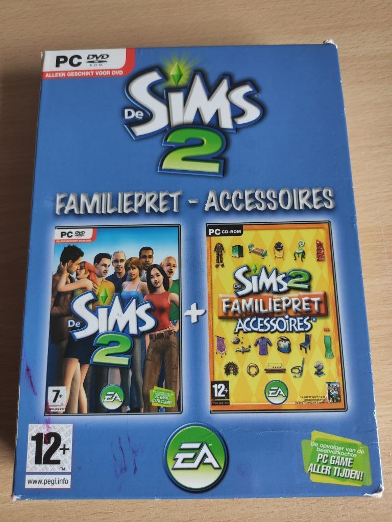 De Sims 2 + familiepret accessoires, Ophalen, Gebruikt