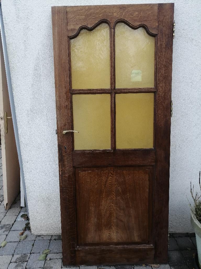 houten binnendeur, Doe-het-zelf en Bouw, Ophalen, Gebruikt, Minder dan 80 cm, Binnendeur