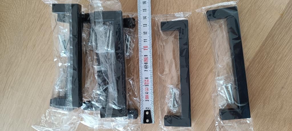 zwarte handgreepjes voor ladeblok, Enlèvement ou Envoi, Neuf, Modern