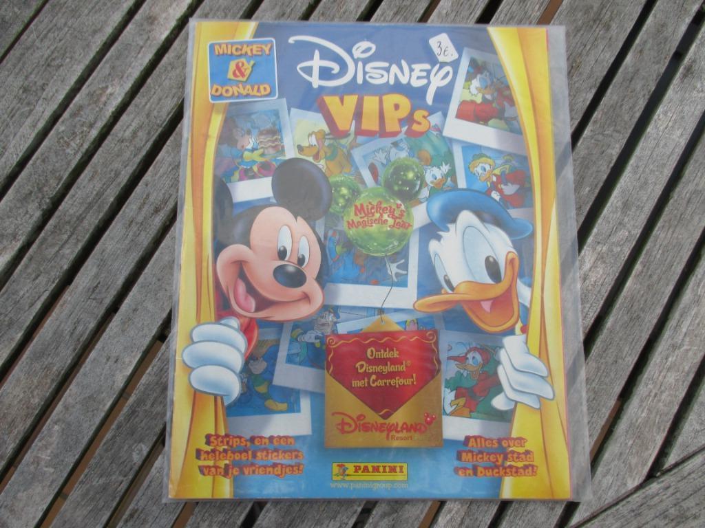 Mickey en Donald DISNEY VIPS 2009., Verzamelen, Ophalen of Verzenden, Mickey Mouse, Zo goed als nieuw, Plaatje of Poster