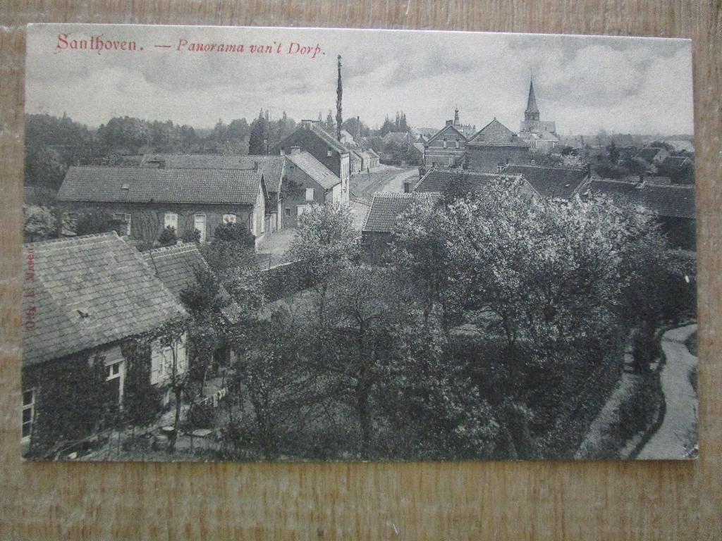 oude postkaarten Zandhoven dorp zichten, Ophalen of Verzenden, Stad of Dorp