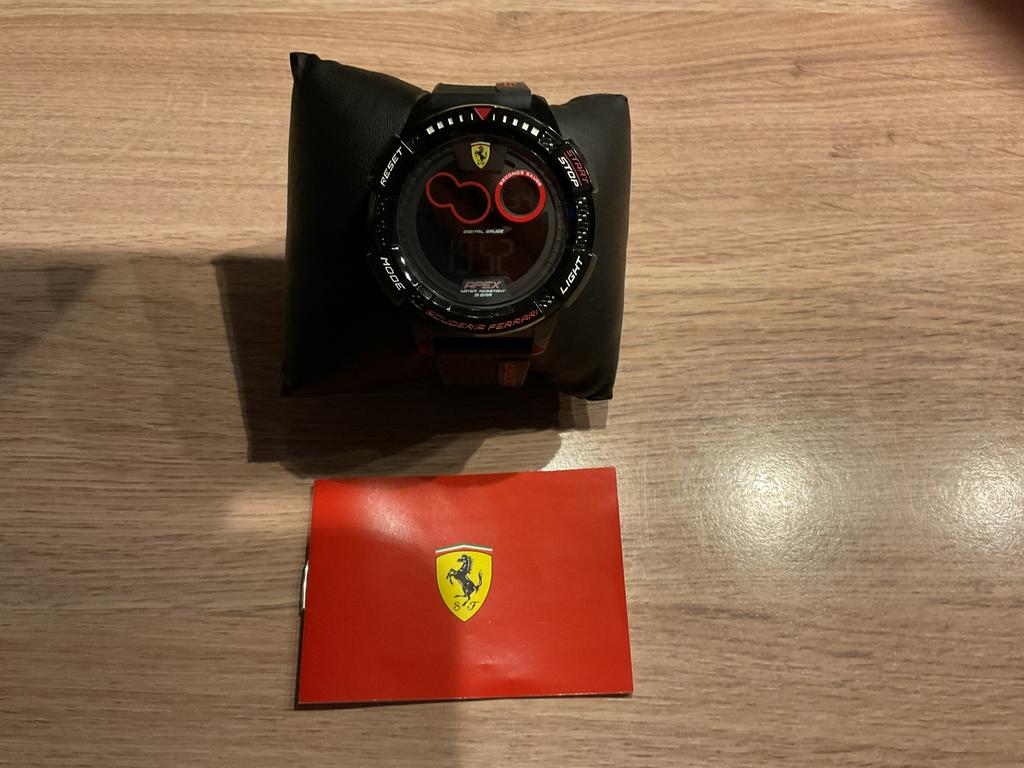 Horloge Ferrari, Handtassen en Accessoires, Horloges | Heren, Ophalen of Verzenden, Zo goed als nieuw