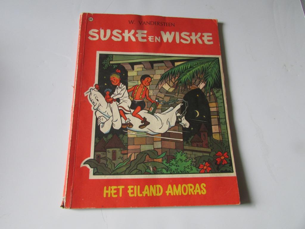 SUSKE EN WISKE, HET EILAND AMORAS , 1967, Une BD, Utilisé, Willy van der steen, Enlèvement ou Envoi