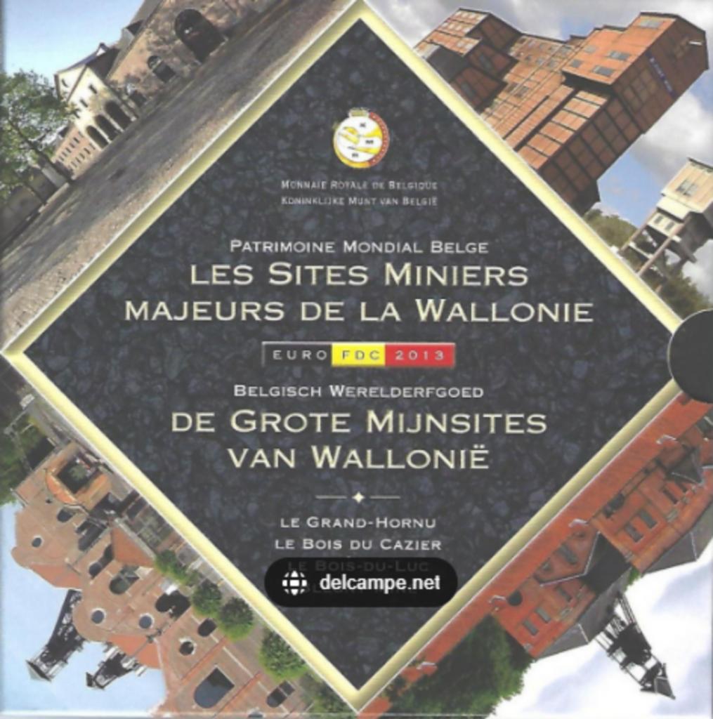 Bu-set Belgium 2013 Sites miniers wallons, Enlèvement ou Envoi, Belgique