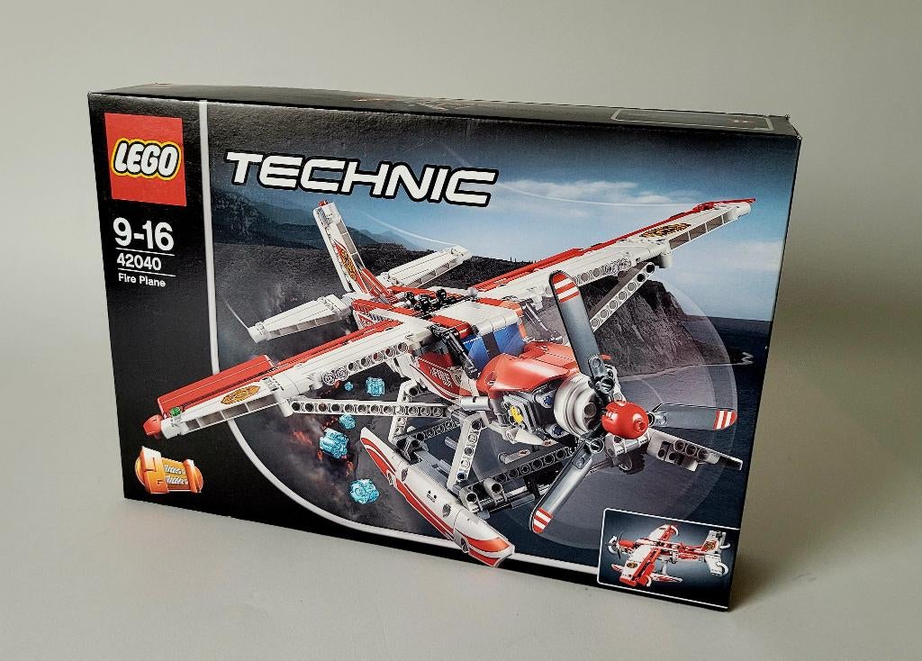 Lego Technic 42040: Fire Plane 2015 MISB AFOL, Ophalen of Verzenden, Nieuw, Complete set, Lego