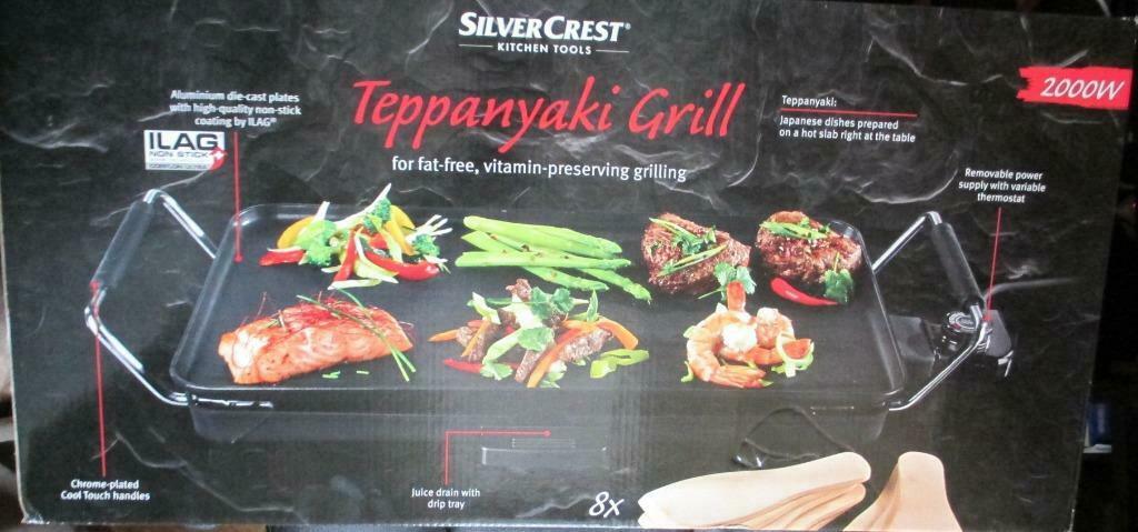 'SilverCrest' - Grill Teppan Yaki, Electroménager, Fours, Enlèvement ou Envoi, Neuf, Autoportant