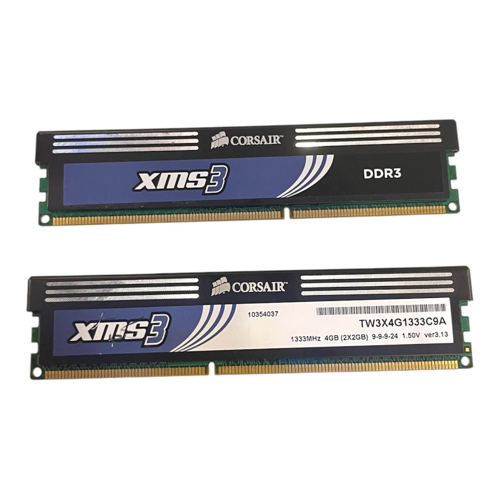BARETTE DE RAM CORSAIR 4GB, Computers en Software, Ophalen, Gebruikt, Server, DDR3