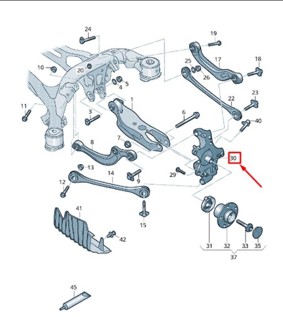 Cache de roulement de roue gauche audi ref 8w0505431aa, Autos : Pièces & Accessoires, Enlèvement, Neuf, Audi