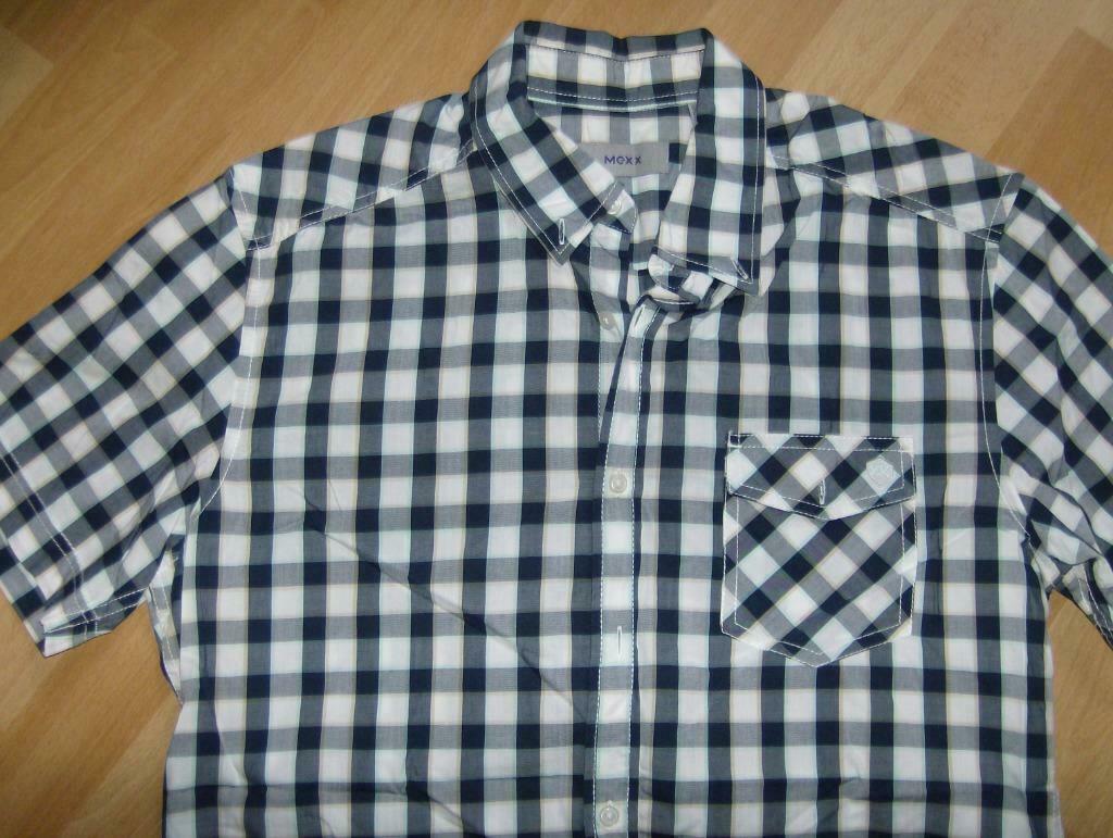 hemd korte mouw merk mexx - maat l, Kleding | Heren, Overhemden, Ophalen of Verzenden, Gedragen, Mexx, Halswijdte 41/42 (L)