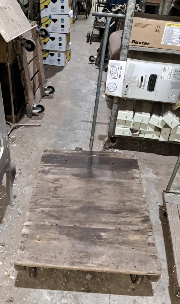 Kar karren industriele fabriekskar decoratie, Ophalen