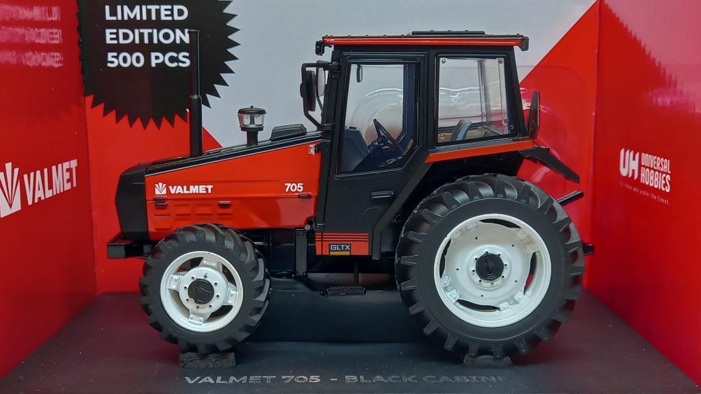 Valmet 705 Black Cabine Limited Edition 500 PCS UH, Hobby & Loisirs créatifs, Voitures miniatures | 1:32, Neuf, Tracteur et Agriculture