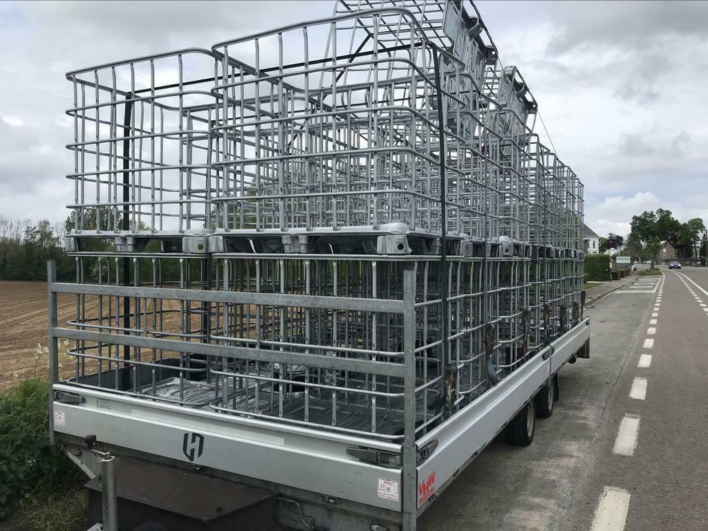 Ibc vaten houtkorven watertonnen, 150 litres ou plus, Enlèvement ou Envoi, Comme neuf, Synthétique