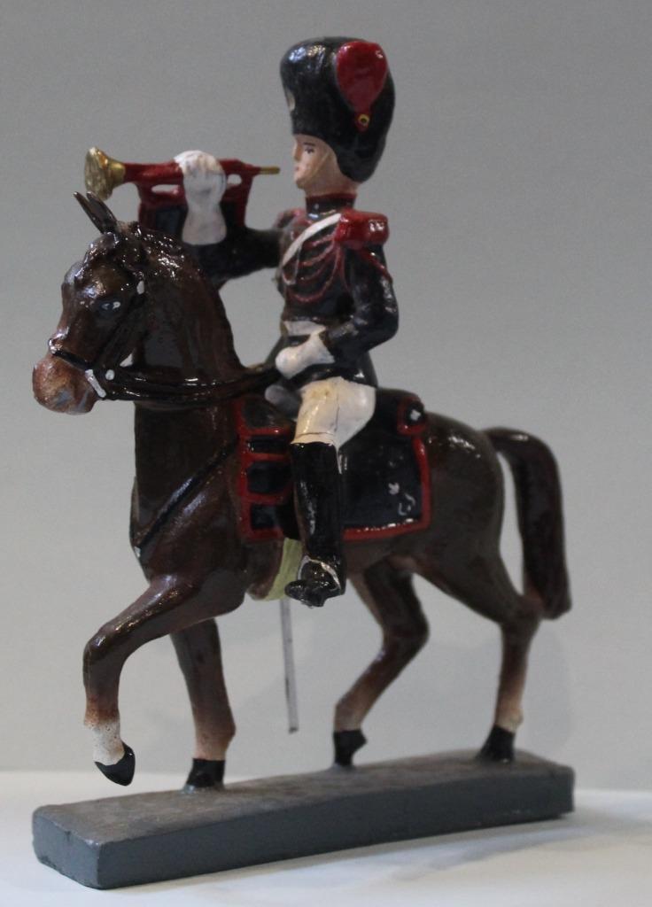 RIJKSWACHT KONINKLIJKE ESCORTE TROMPETTER, Verzamelen, Verzenden, Rijkswacht, Miniatuur of Beeldje