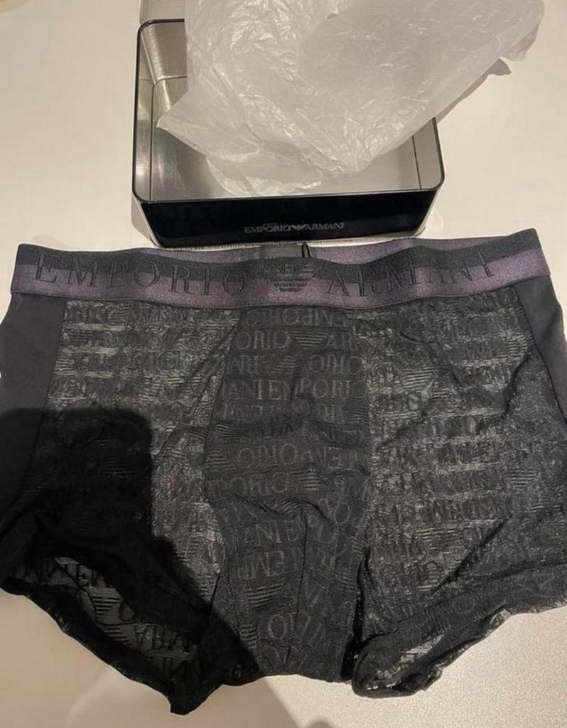 Caleçon Emporio Armani en maille avec logo, Vêtements | Hommes, Sous-vêtements, Envoi, Noir, Emporio Armani, Boxer