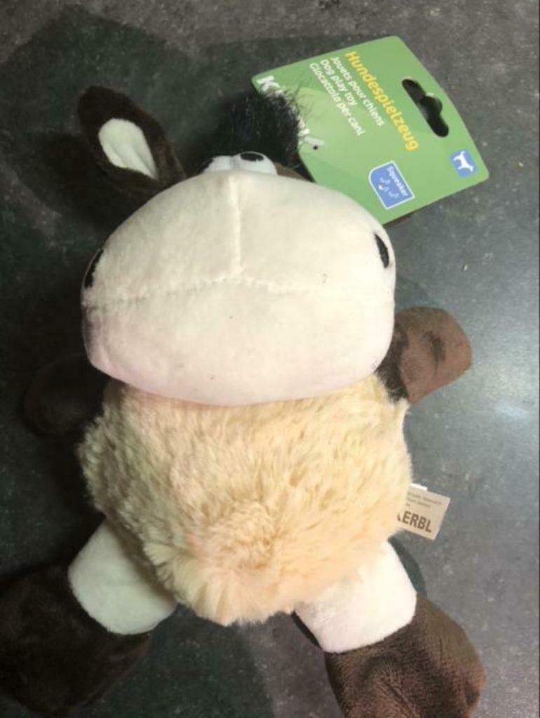 Jouet chien peluches kerbl Neuf avec étiquette et squeaker, Animaux & Accessoires, Jouets pour chiens, Enlèvement ou Envoi, Neuf