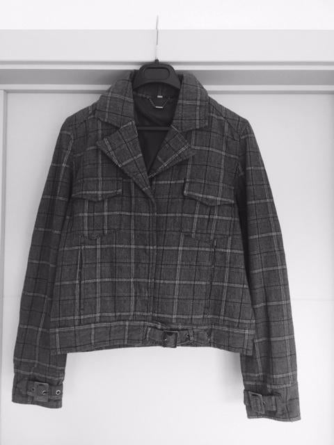 Geruite vestje ( medium - 38 ), Gris, Enlèvement ou Envoi, Comme neuf, Manteau