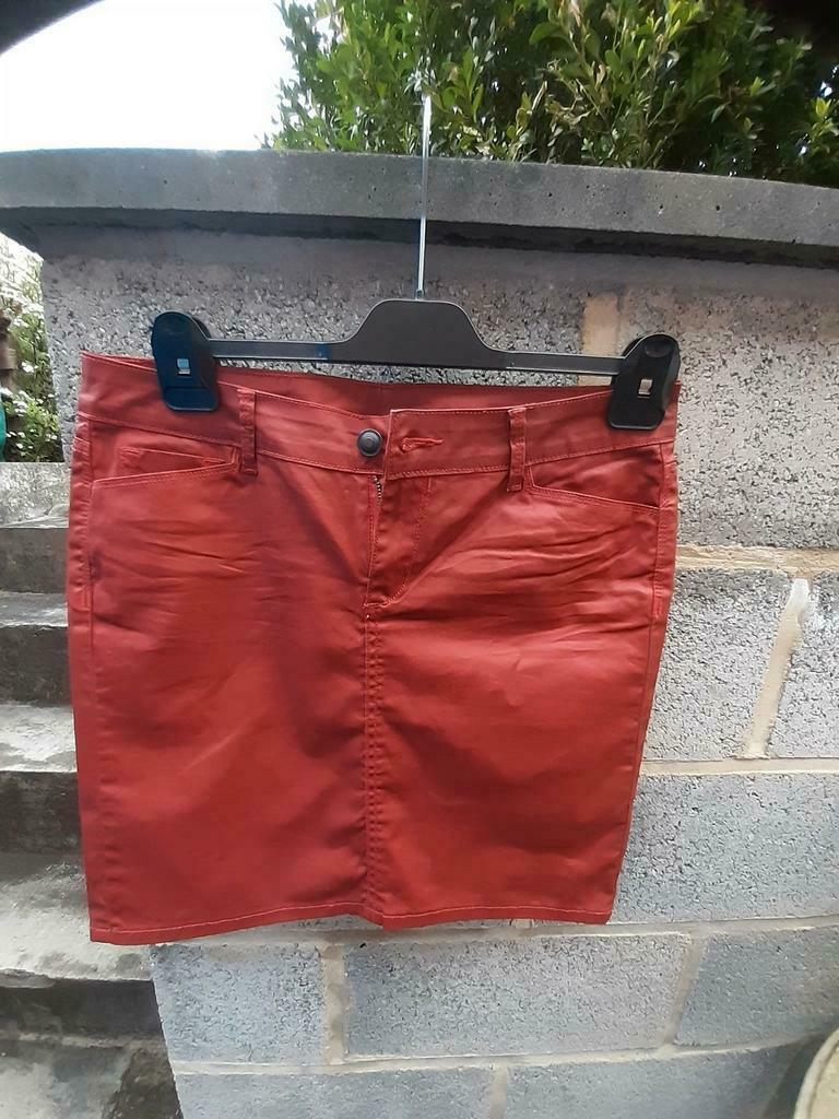 Roestbruine rok, Kleding | Dames, Rokken, JBC, Ophalen of Verzenden, Zo goed als nieuw, Maat 38/40 (M)