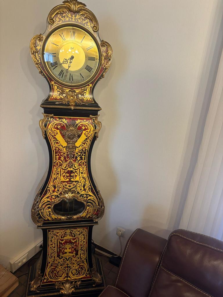 Horloge de parquet style Napoléon III, Verzenden, Brons