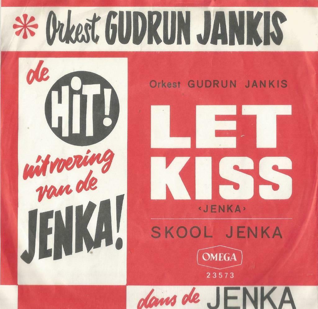 Gudrun Jankis – Let Kiss / Skool Jenka - Single, Enlèvement ou Envoi, Utilisé, Pop