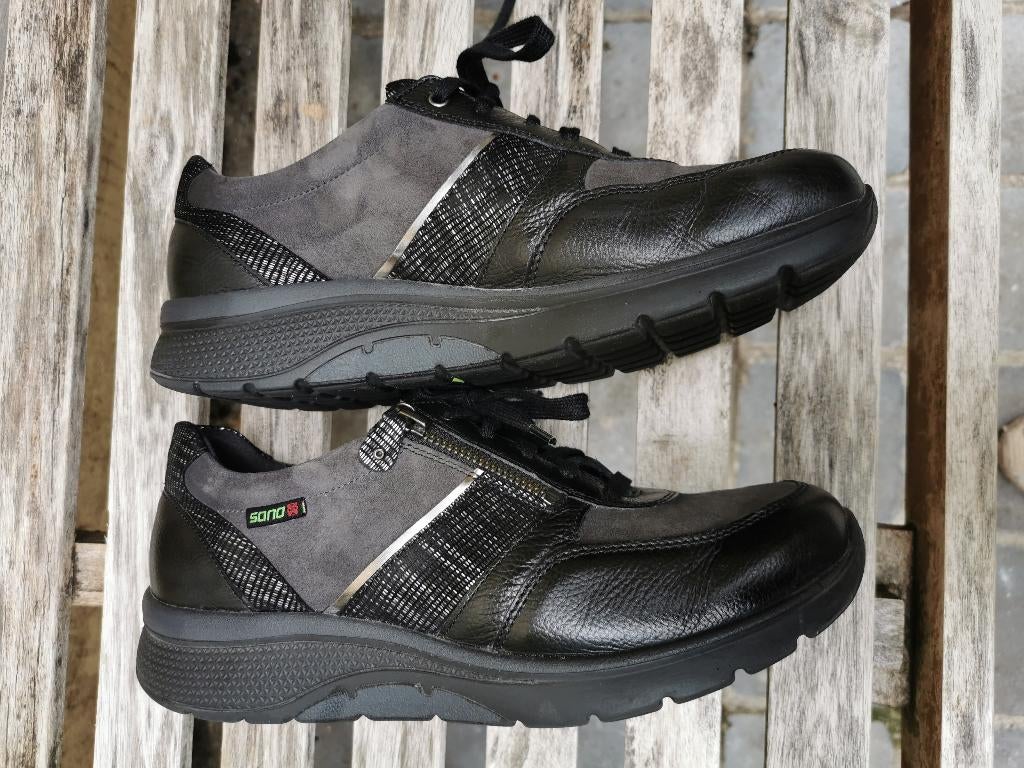 Mephisto IZAE Sano sneakers zwart. Maat 40 - 40,5 (maat 7), Kleding | Dames, Schoenen, Mephisto, Zwart, Nieuw, Ophalen of Verzenden
