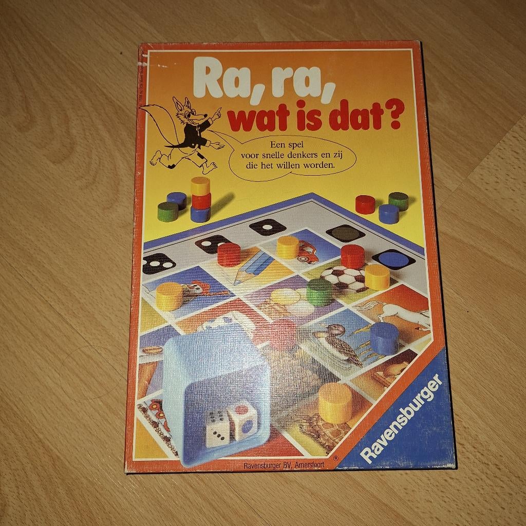 spel "Ra ra wat is dat", Hobby en Vrije tijd, Een of twee spelers, Ophalen of Verzenden, Gebruikt, Ravensburger
