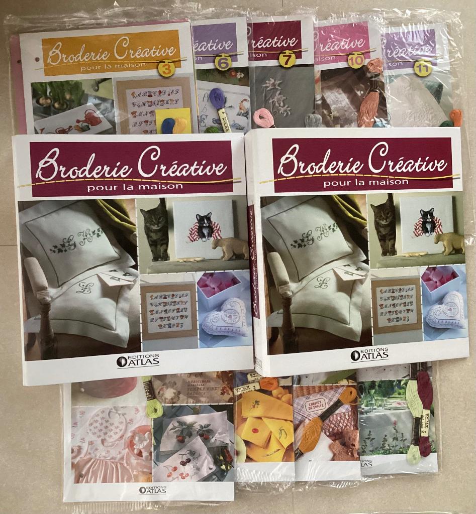 Lot de 9 numéros Broderie créative pour la maison, Enlèvement, Neuf, Broderies à la main, Autres types