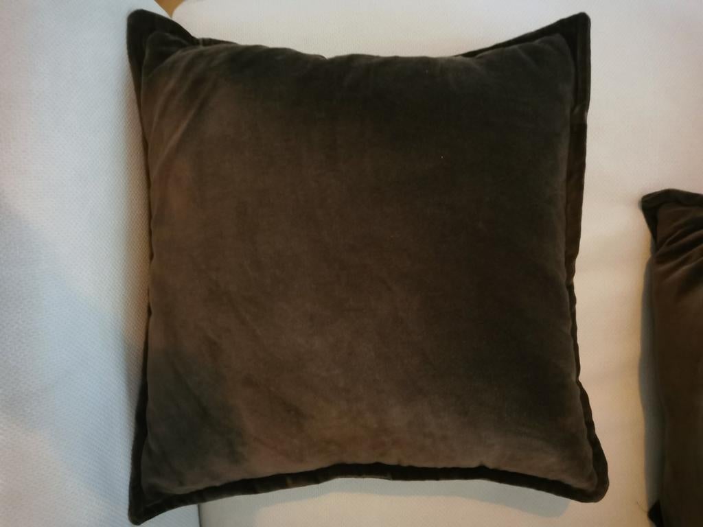 Coussins neufs, Enlèvement, Neuf, Brun