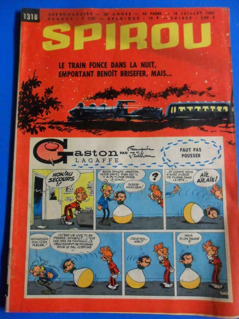 Spirou Hebdomadaire - 18 Juillet 1963, Une BD, Enlèvement ou Envoi, Utilisé