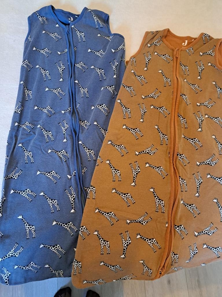 2 slaapzakjes zomer met girafjes - maatje 90cm merk Jolein, Ophalen of Verzenden, Zo goed als nieuw, Slaapzak