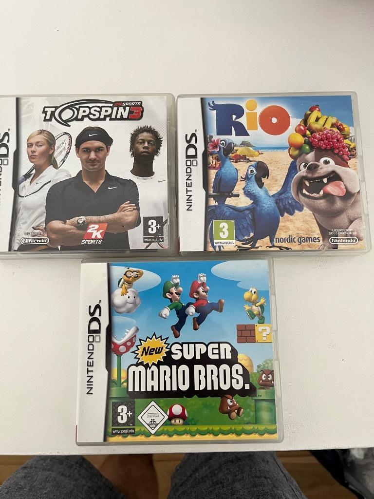 Set van 3 Nintendo DS-spellen, 2 spelers, Zo goed als nieuw, Vanaf 3 jaar, Gekoppelde computers