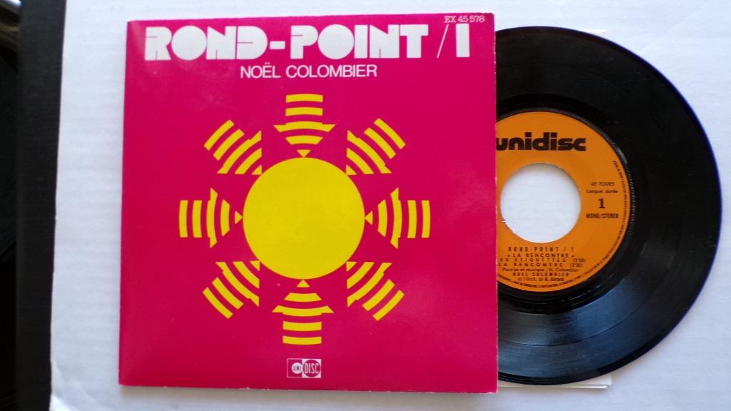 NOEL COLOMBIER - La rencontre/Rond-point/1(45t), CD & DVD, Vinyles Singles, Comme neuf, EP, Méditation et Spiritualité, 7 pouces