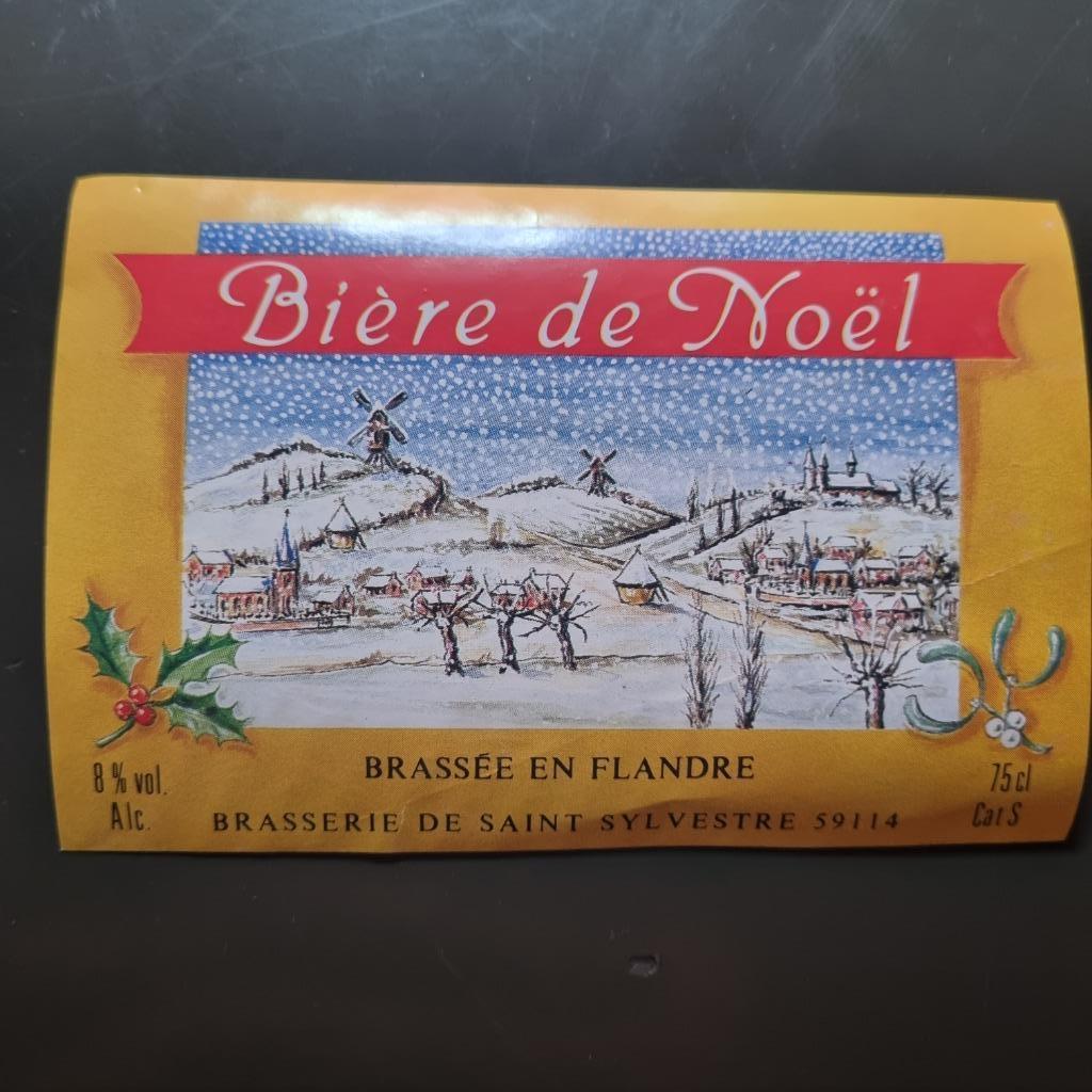 Etiquette Bière de Noël, Enlèvement ou Envoi, Utilisé, Autres types, Autres marques