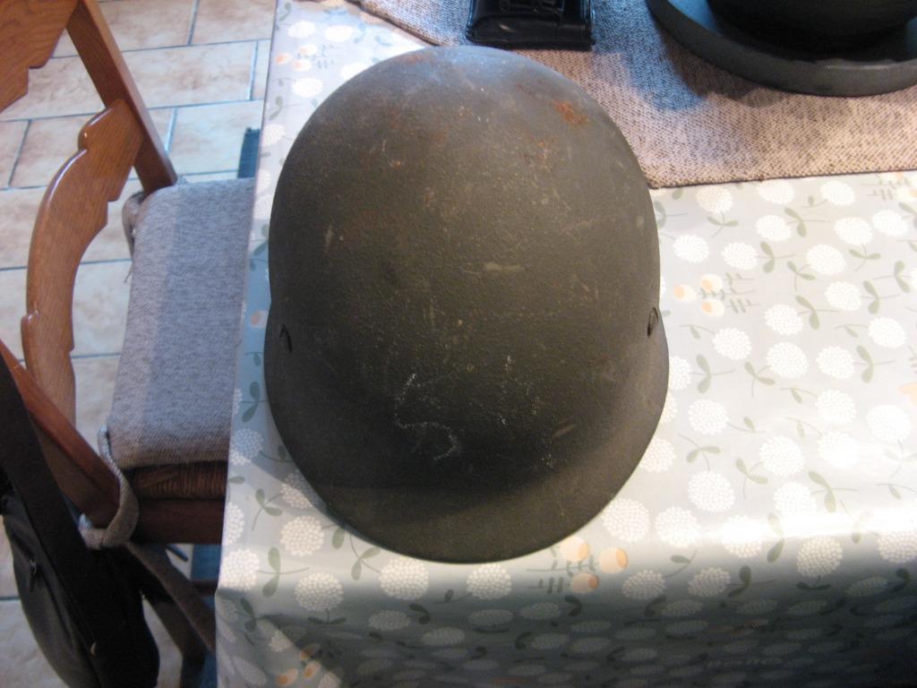 franse para helm  zonder kinstukje, Verzamelen, Ophalen of Verzenden, Luchtmacht, Helm of Baret