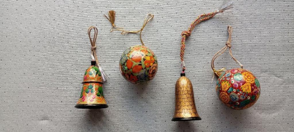 Kerstversiering handgeschilderd, Huis en Inrichting, Ophalen, Zo goed als nieuw
