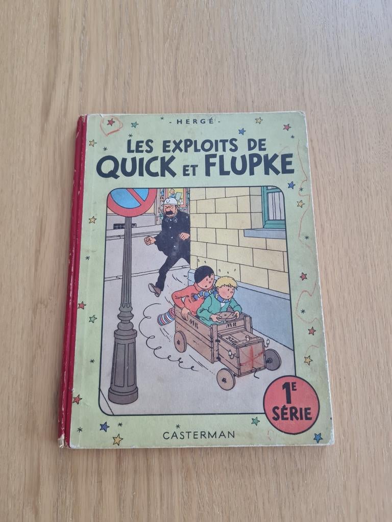 BD Les exploits de Quick et Flupke 1e serie 1949, Enlèvement ou Envoi, Une BD, Utilisé, Hergé