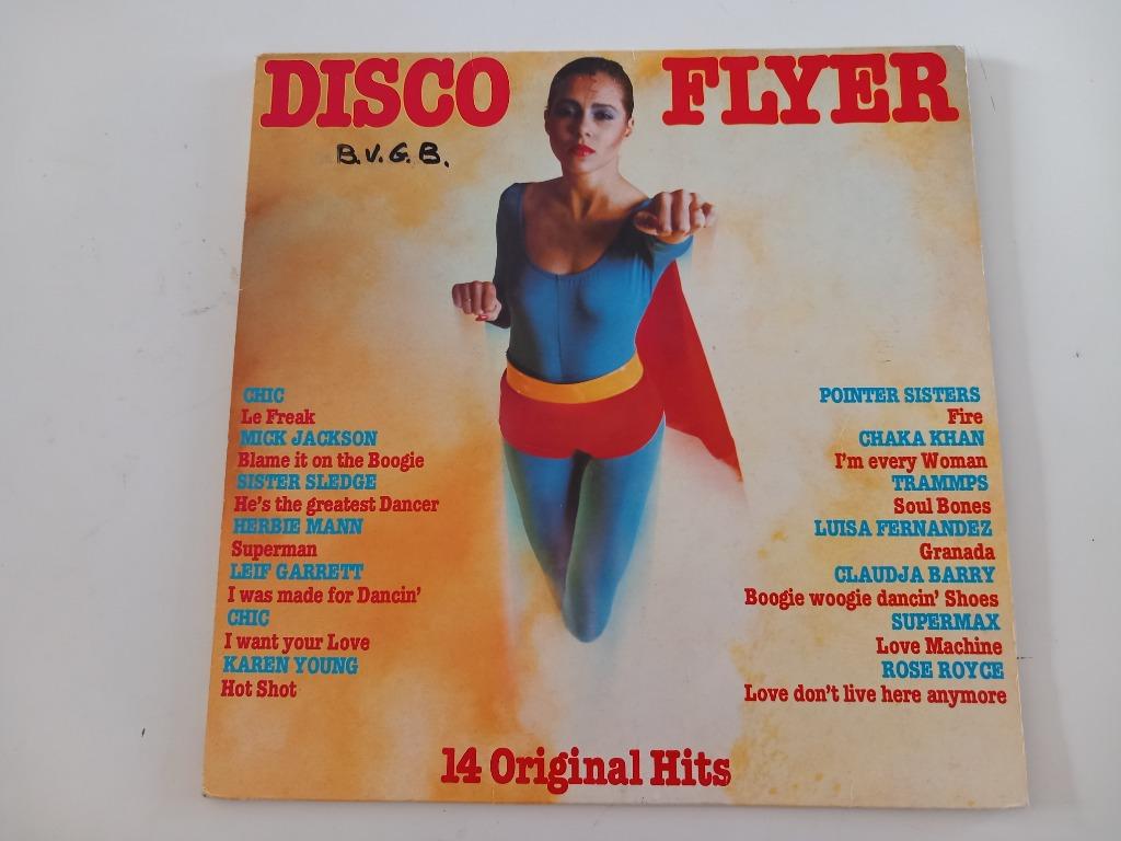 Vinyl LP Disco Flyer Hits Pop 70s Soul Funk Rock, Ophalen of Verzenden, 12 inch, Pop