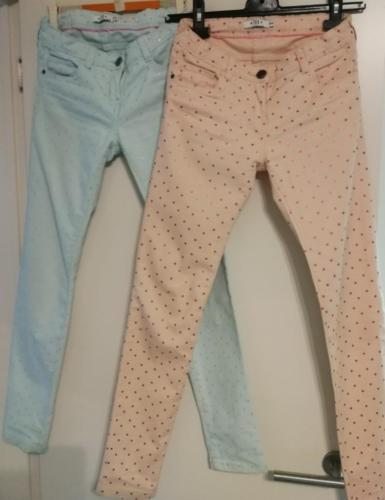 2 mooie warme broeken - Tex - maat 158-164., Kinderen en Baby's, Broek, Gebruikt, Tex, Meisje
