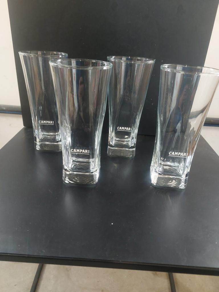 Campari glazen, Verzamelen, Ophalen of Verzenden, Nieuw, Borrel- of Shotglas