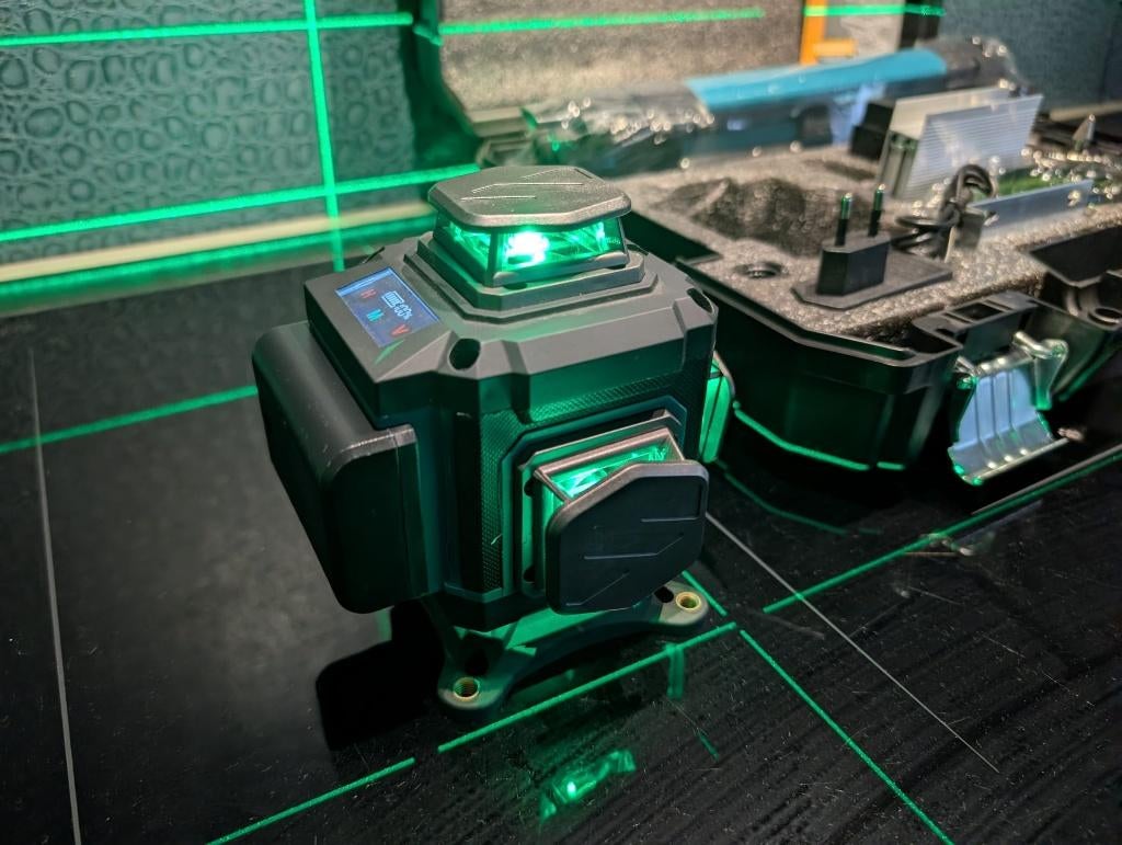 Laser Level 16-lijns horizontale lijnprojectie waterpas set, Doe-het-zelf en Bouw, Gereedschap | Overige machines, Ophalen, Nieuw
