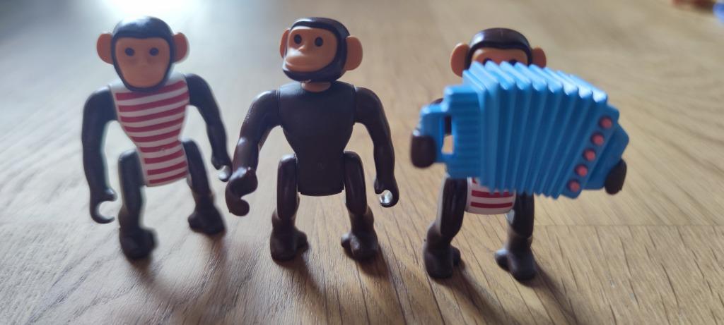 Playmobil circus aapjes Setje circusaapjes met accordeon,.., Kinderen en Baby's, Speelgoed | Playmobil, Ophalen of Verzenden, Gebruikt