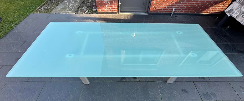 Table à manger en verre, Enlèvement, Comme neuf