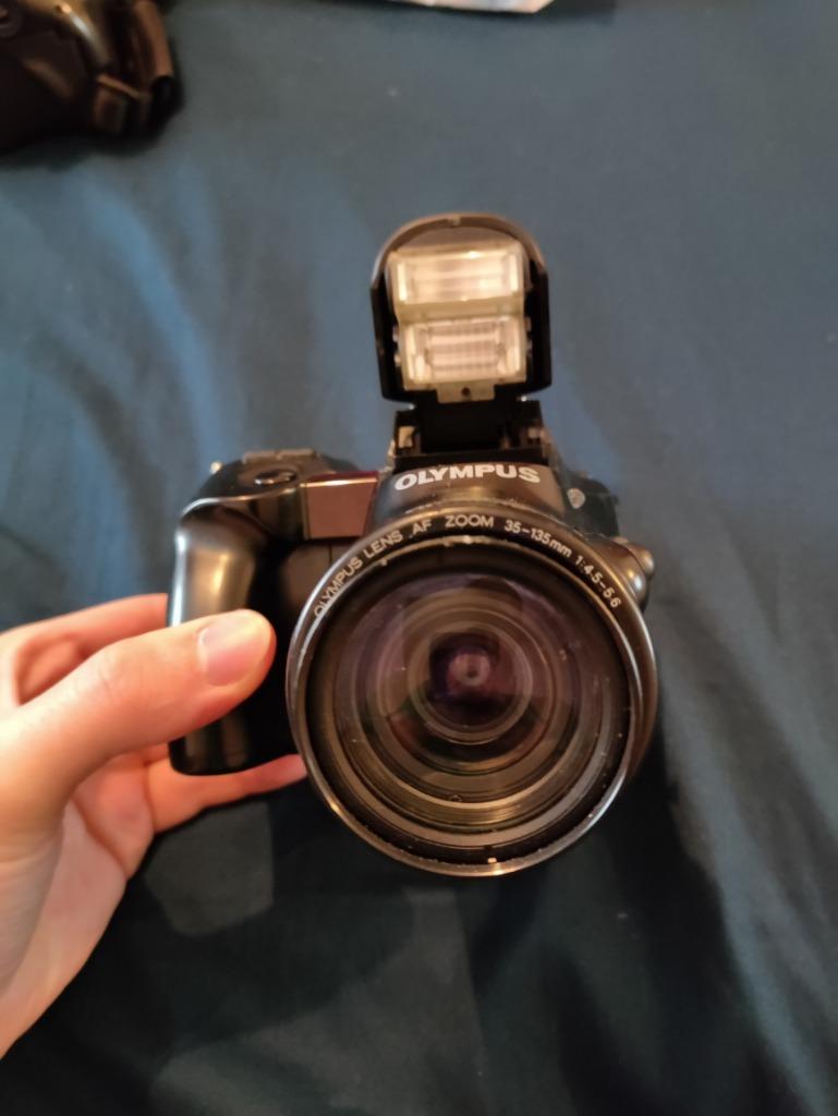 appareil photo analogique Olympus is-2dlx / is-2000 noir, Enlèvement ou Envoi, Utilisé, Compact, Olympus
