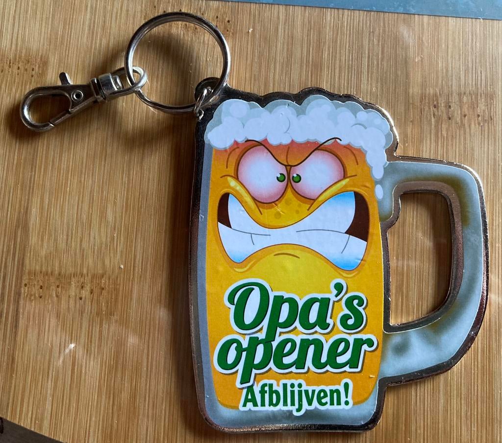 Opa’s opener/sleutelhanger., Ophalen of Verzenden, Nieuw, Overige typen