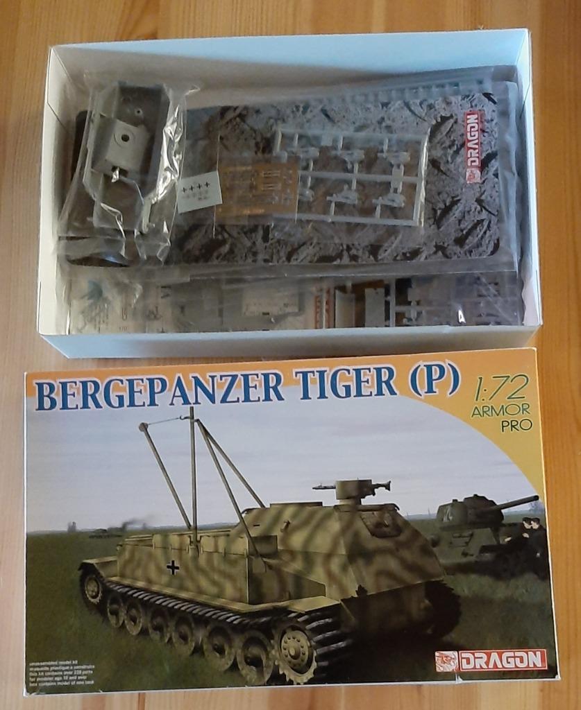 Bergepanzer Tiger Dragon 1/72, Enlèvement ou Envoi, Comme neuf, Tank