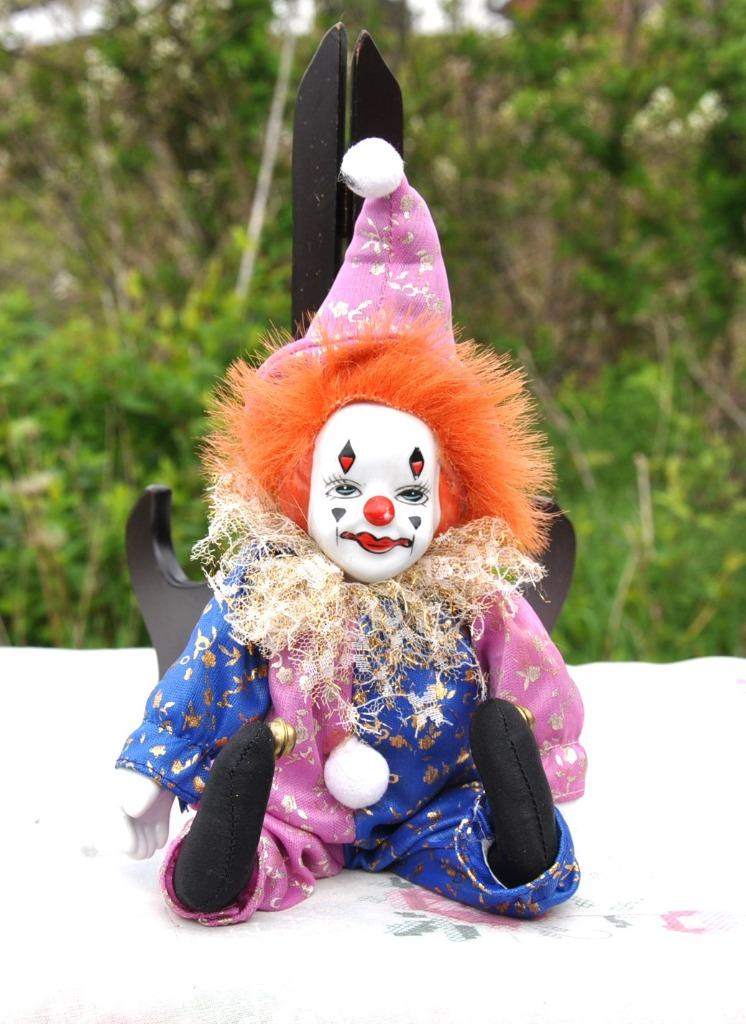 clown tissu et porcelaine chaussure clochette (8), Enlèvement ou Envoi, Utilisé, Autres types