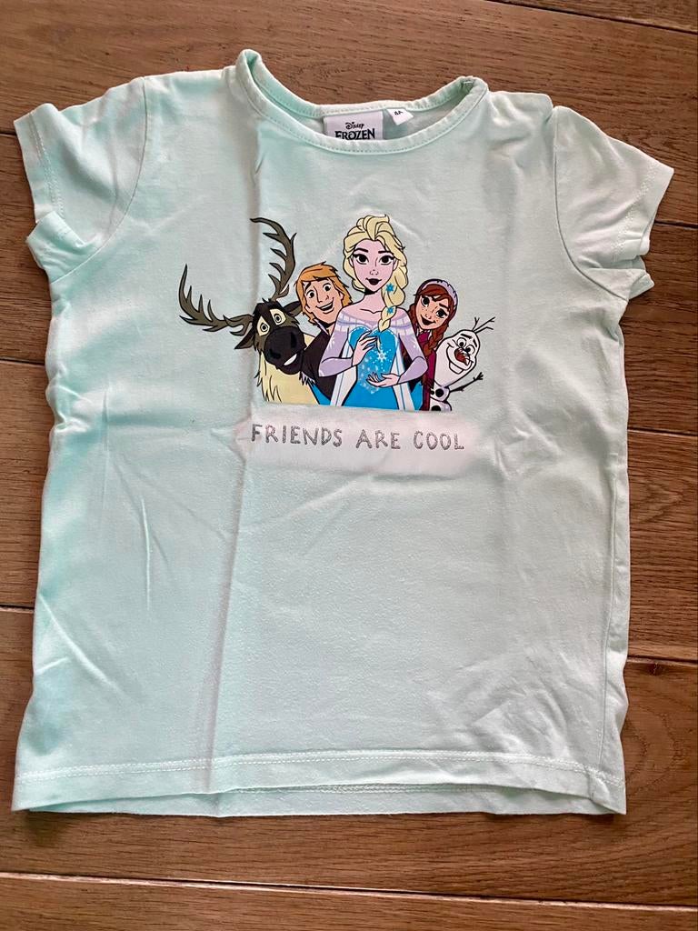 T-shirt Frozen maat 104, Ophalen of Verzenden, Zo goed als nieuw