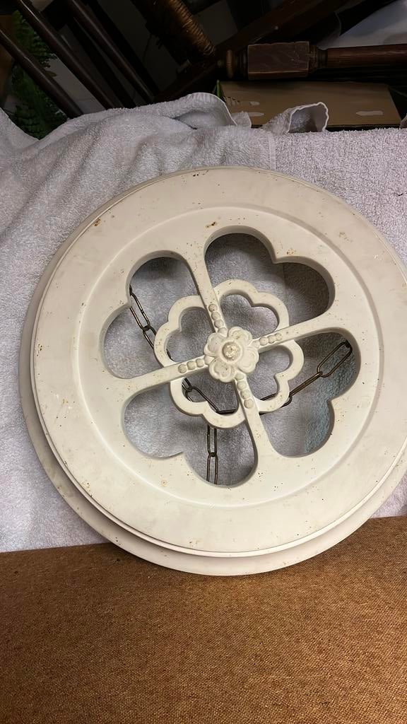 Gipsen plafond garnituur of lamp, Antiek en Kunst, Ophalen